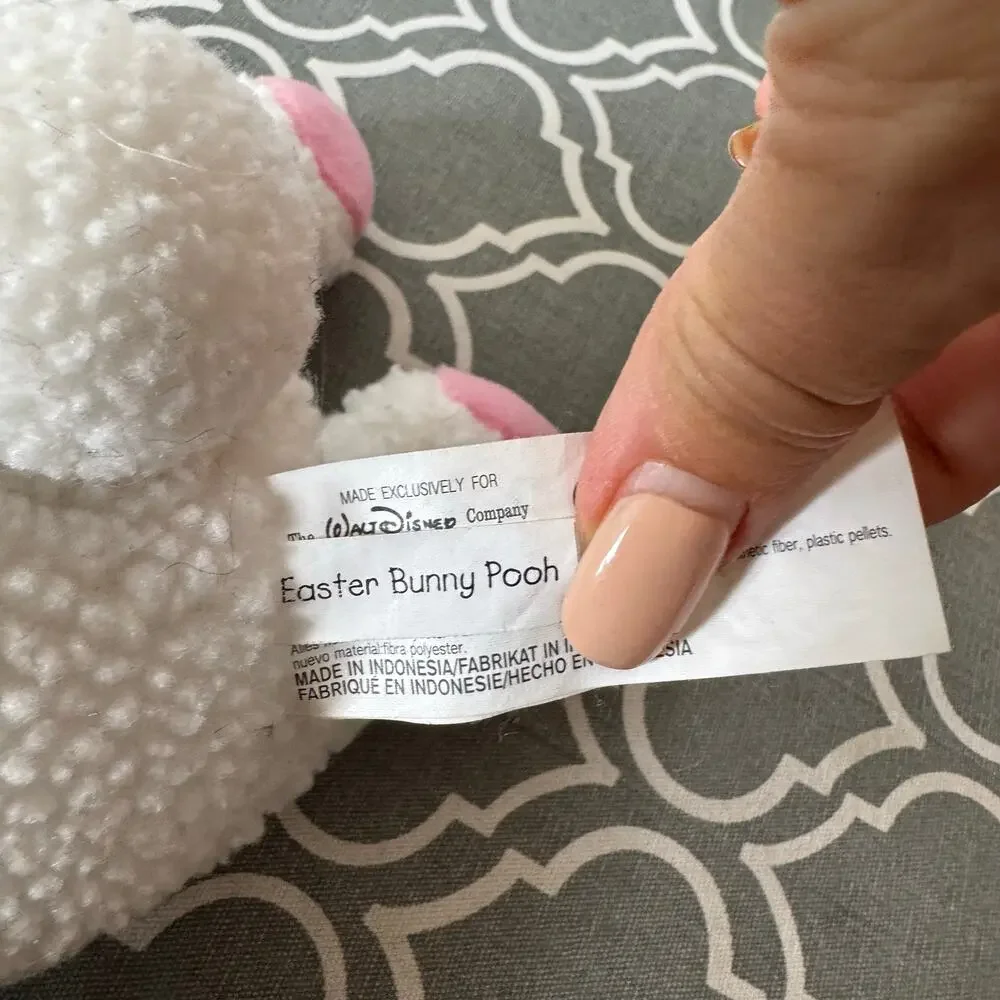 Disney Winnie The Pooh Bean Bag Plush Bunny Outfit New With Tags Collectible
